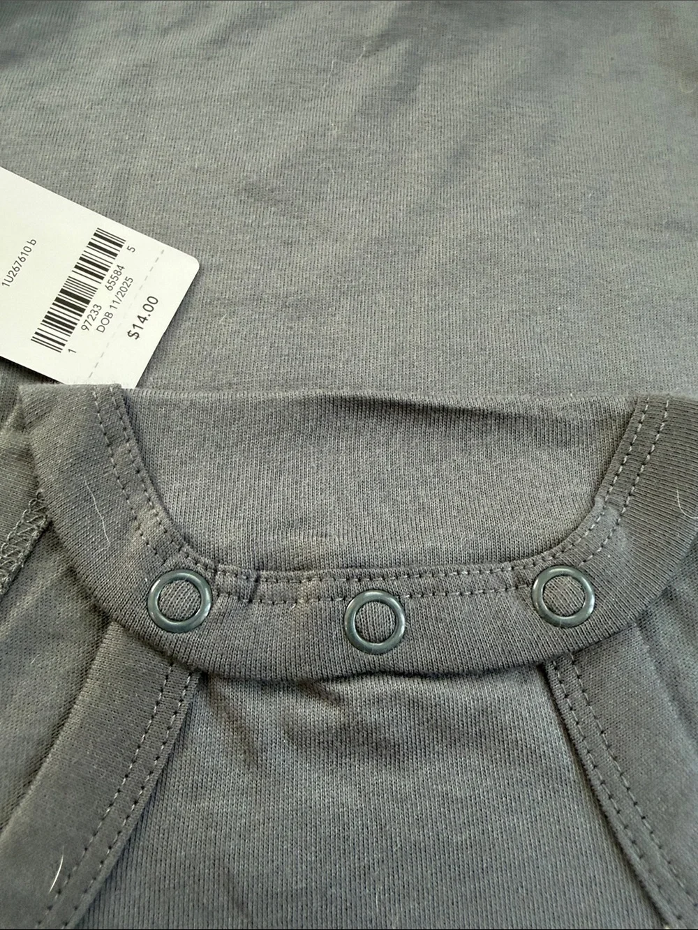 Carter's Navy Baby One-Piece with Light Blue 